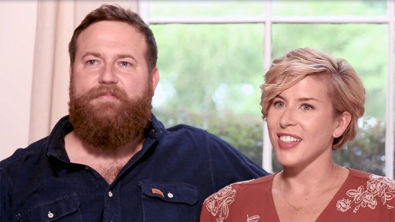 Erin and Ben Napier, hosts of HGTV's Home Town