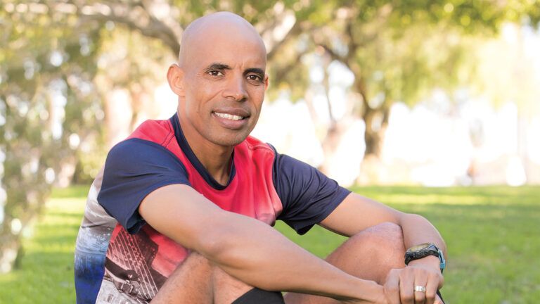 Marathon runner Meb Keflezighi