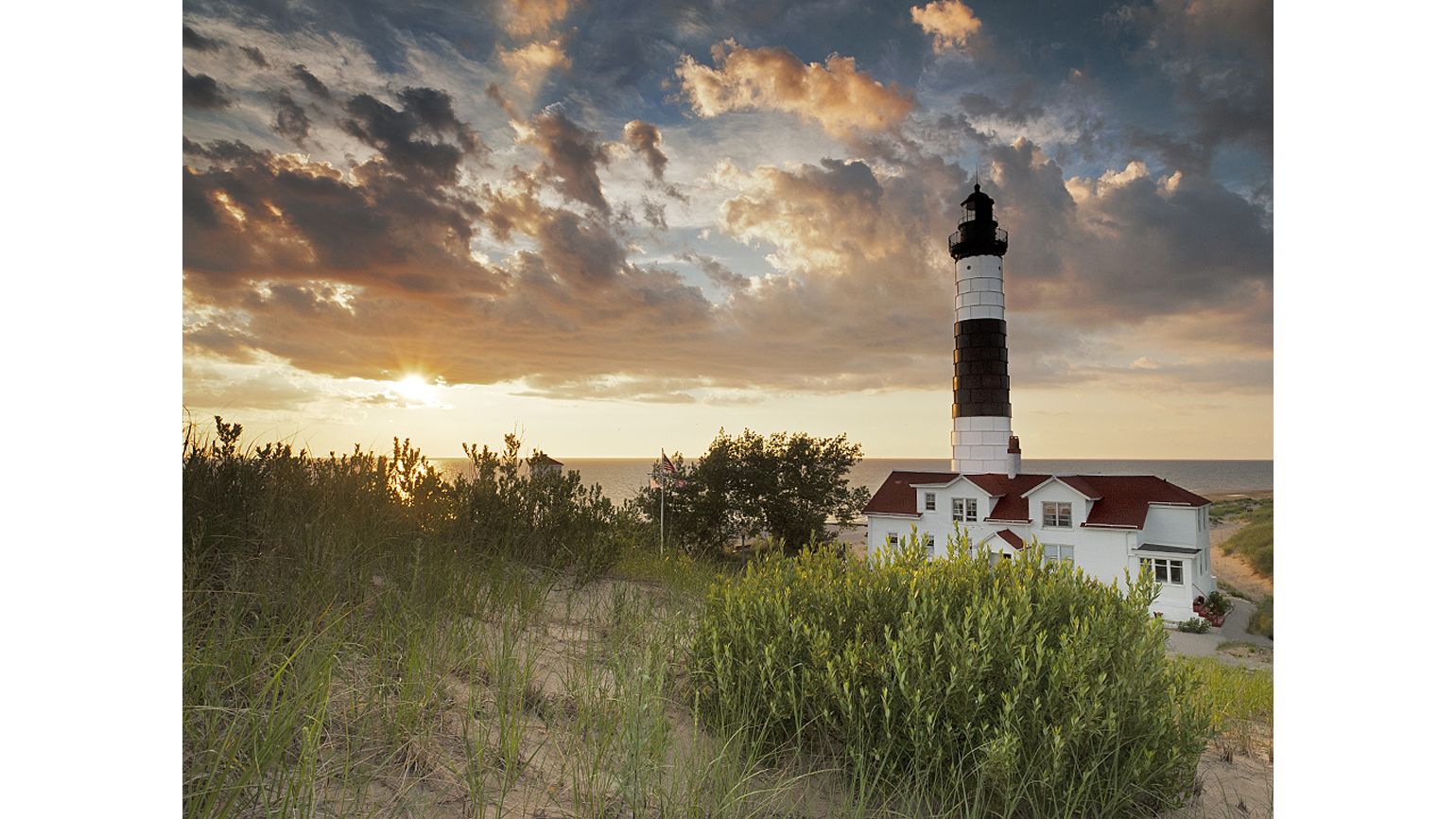 Big Sable Point Lighthouse in Ludington, Michigan