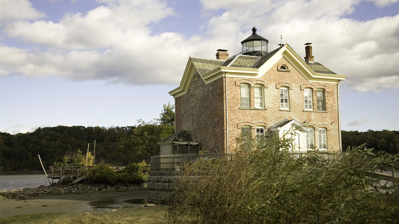 The Saugerties Lighthouse in Saugerties, New York