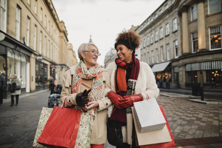 Women shopping