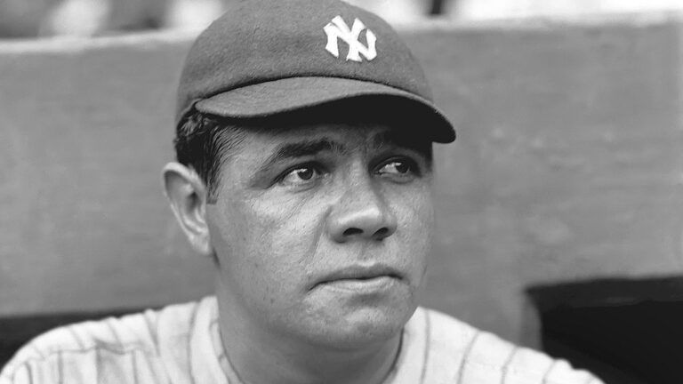 Baseball Hall of Famer Babe Ruth