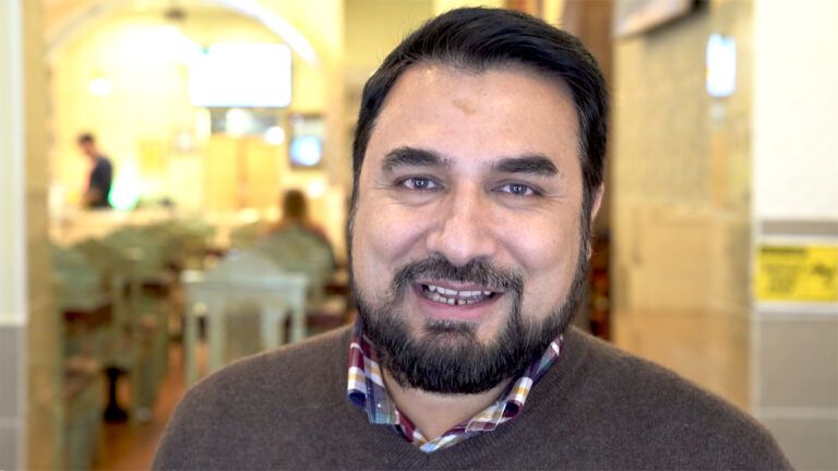 Mazi Kannan, owner of Washington, D.C.'s Sakina Halal Grill