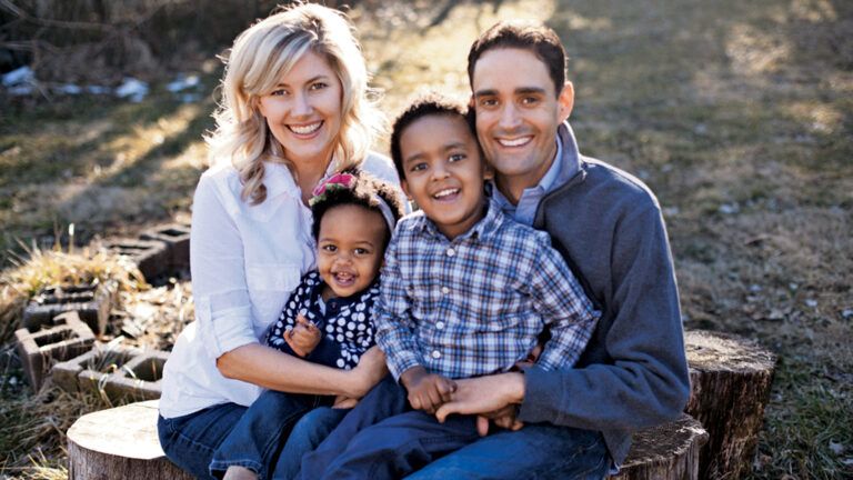 Lauren, husband John and their kids