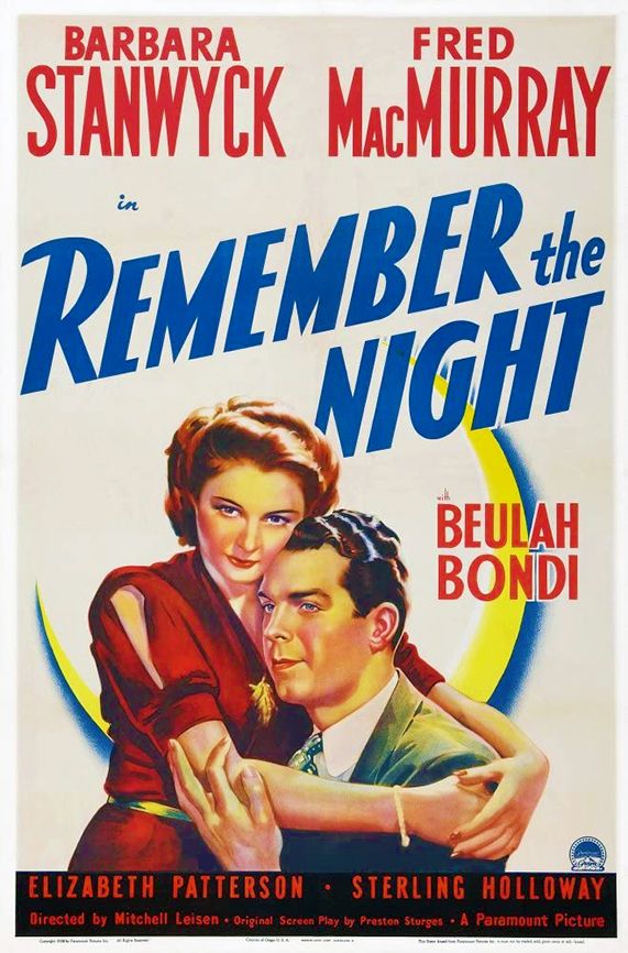 Remember the Night poster