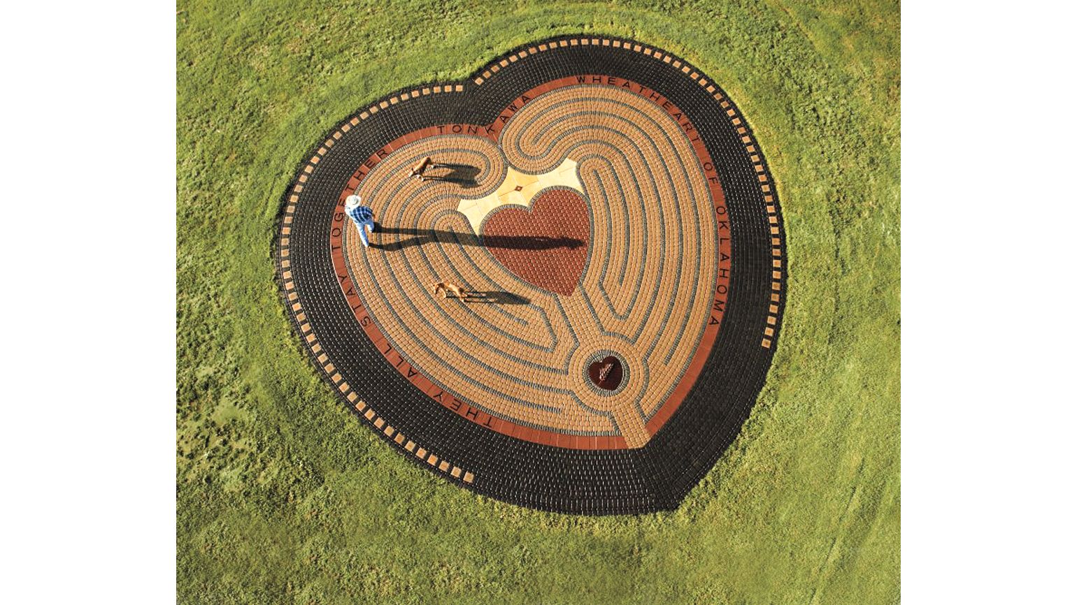 Heart in the Park Labyrinth; Photo Credit: Ken Crowder/TravelOK.com