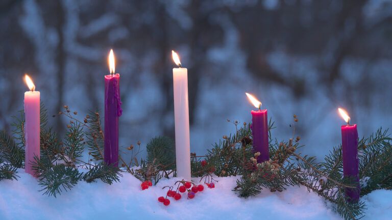 Advent candles