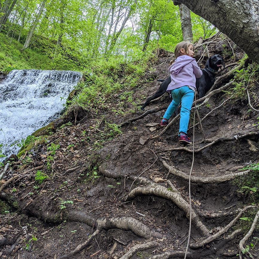 Buttermilk Falls; Osceola, WI