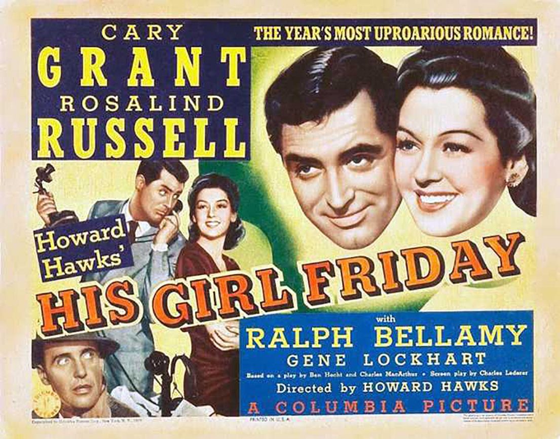 His Girl Friday poster