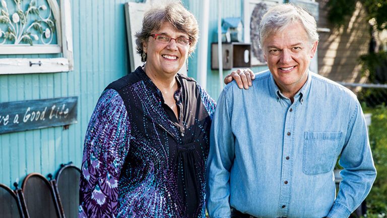 Luanne Bole-Becker and her husband, Bob; photo by Chris Langer