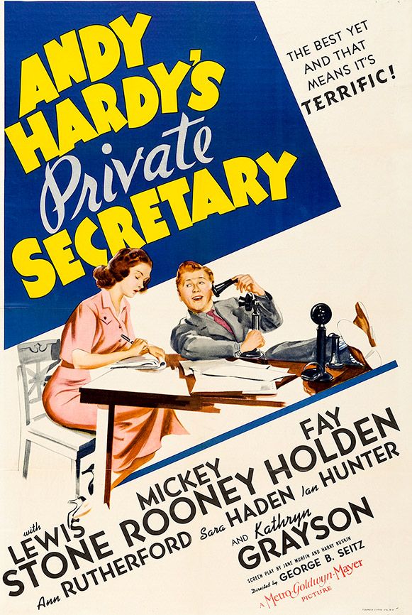 Andy Hardy's Private Secretary poster