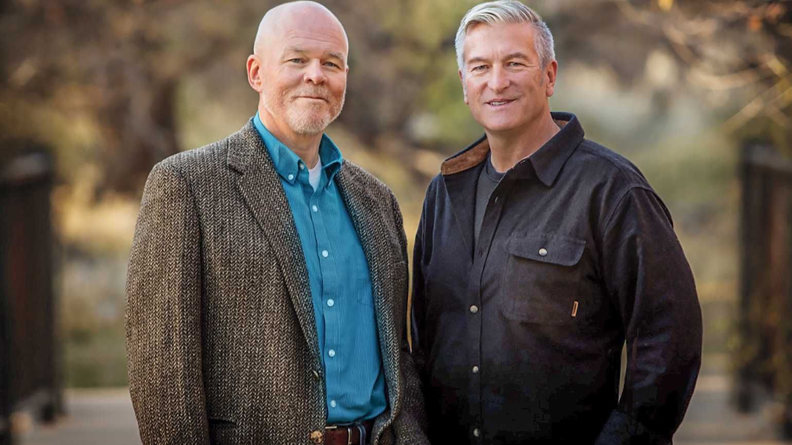 Jeff Olsen and Dr. Jeff O'Driscoll (Photo by Robin Johnson)