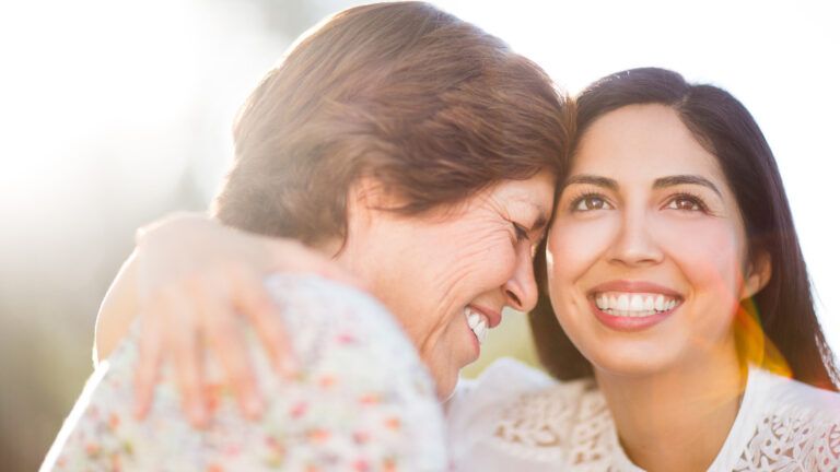 Mother's Day Comfort From Beyond Mother and Daughter (Getty Images)