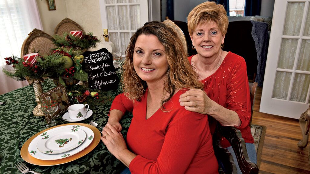 Joanna and her mother; Photo by Craig Cunningham