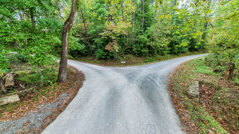 A rural crossroads