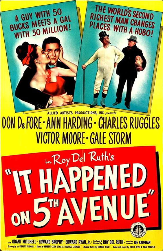 It Happened on 5th Avenue poster