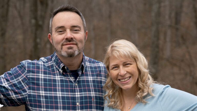 Diane Stark with husband Eric; photo by Matthew Gilson