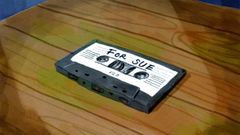 Illustration of a cassette tape