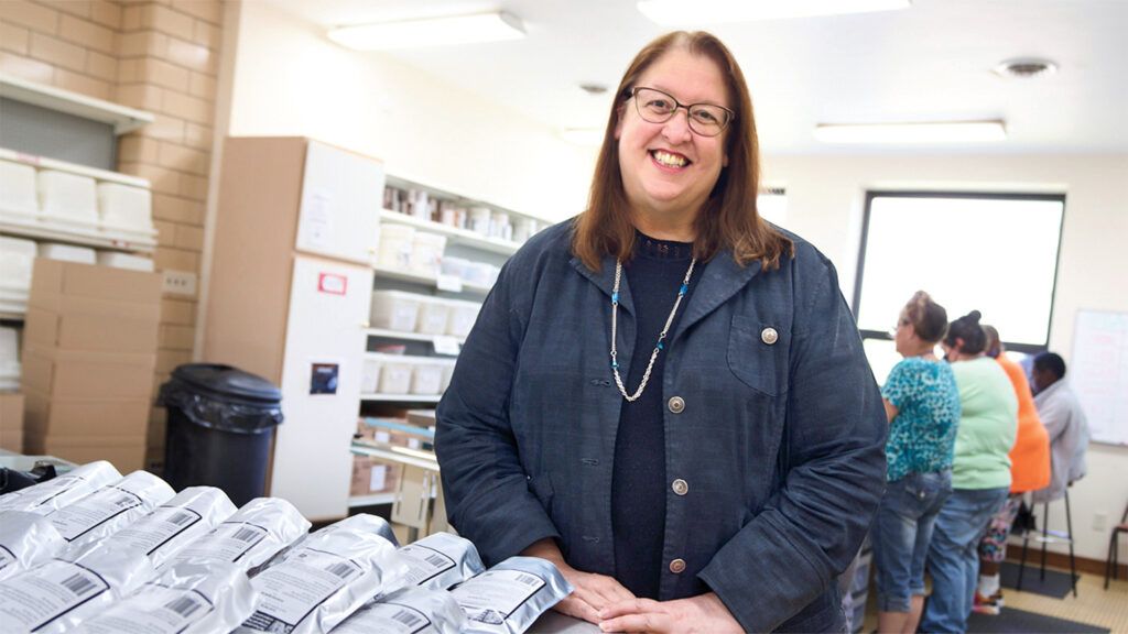 Betsy Delfine, director of Soup of Success; photo by Matthew Gilson